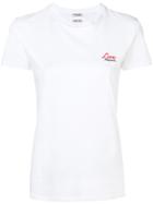 Miu Miu Embroidered T-shirt - White
