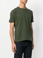 Sunspel Textured Crew Neck T-shirt - Green