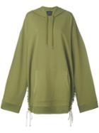 Fenty X Puma - Hooded Oversized Sweatshirt - Women - Cotton/polyester/spandex/elastane - L, Green, Cotton/polyester/spandex/elastane