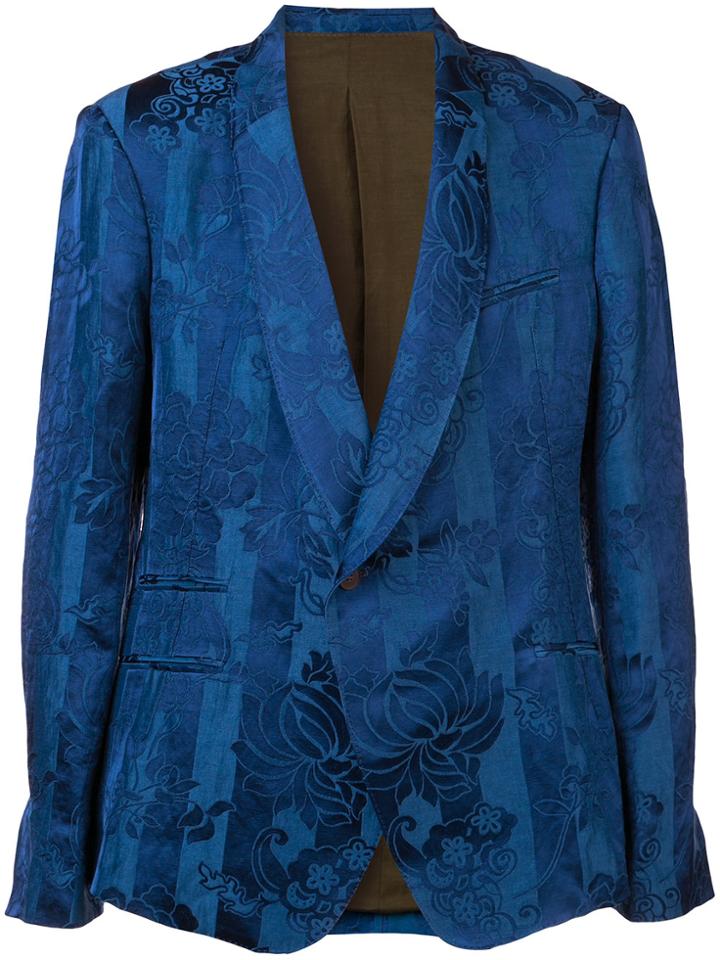 Haider Ackermann Single Breasted Blazer - Blue