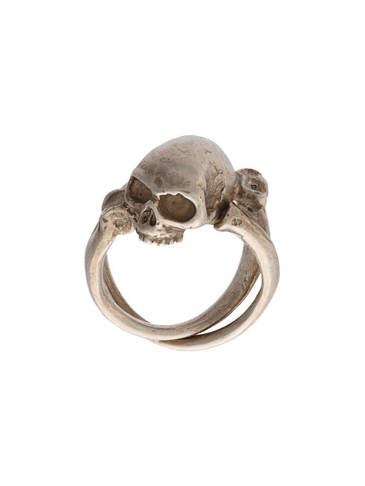 Werkstatt:münchen Skull Ring - Metallic