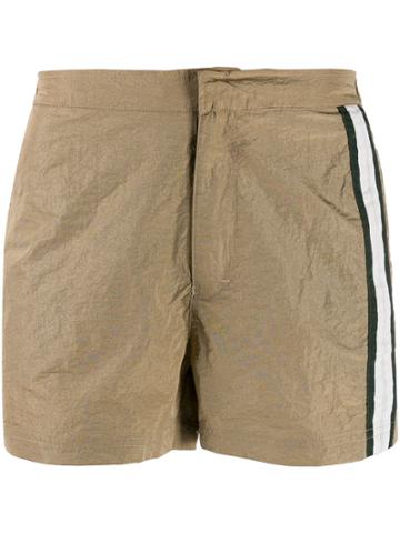 Islang Stripe Detail Swim Shorts - Neutrals