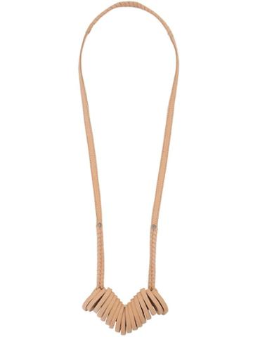 Papieta Hanging Necklace - Neutrals