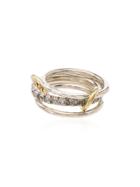 Spinelli Kilcollin 18kt Yellow Gold Petunia Link Diamond Ring -