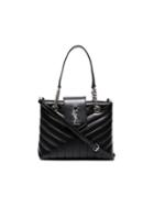 Saint Laurent Black Lou Lou Small Quilted Leather Bag