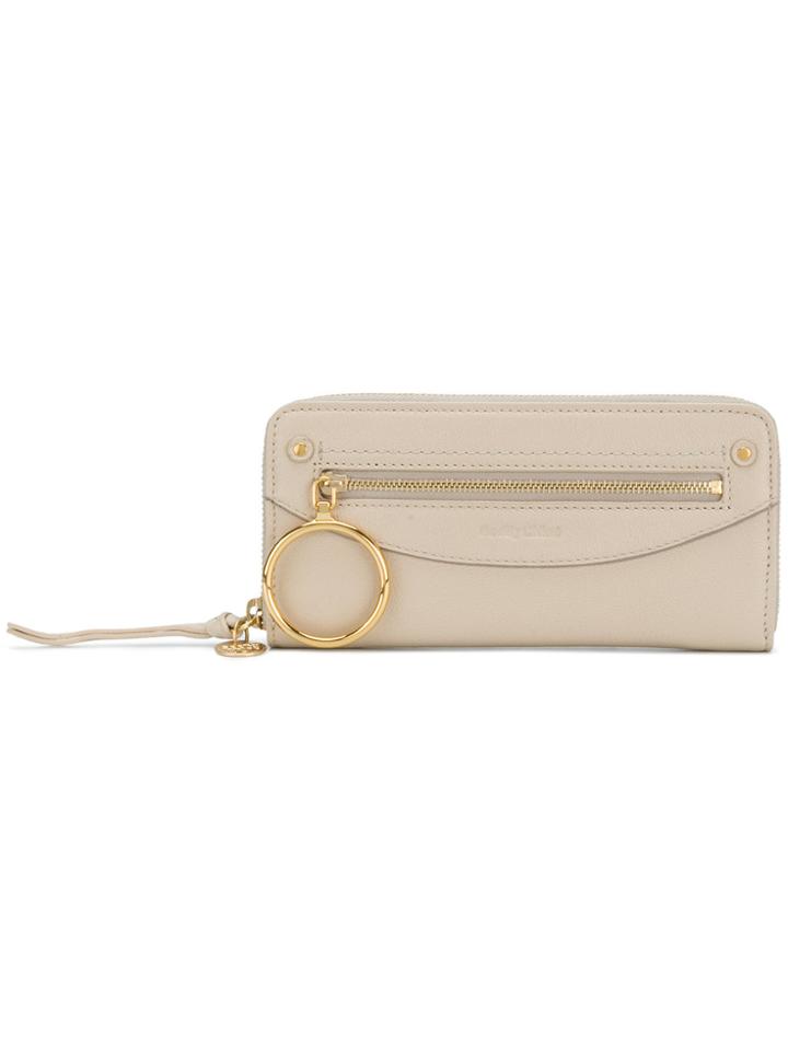 See By Chloé Mino Long Wallet - White