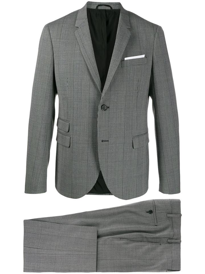 Neil Barrett Plaid Two-piece Suit - Grey