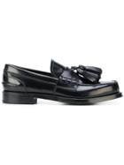 Prada Tassel Front Loafers - Black