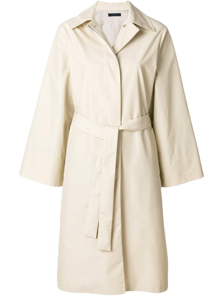 The Row Belted Coat - Nude & Neutrals
