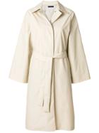 The Row Belted Coat - Nude & Neutrals