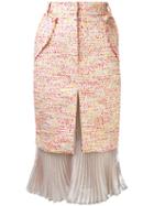 Daizy Shely - Chanel Organza Skirt - Women - Cotton/acrylic/polyester/other Fibers - 44, Cotton/acrylic/polyester/other Fibers