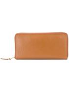 Comme Des Garçons Wallet Zipped Around Wallet - Brown