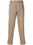 Dell'oglio Tailored Fitted Trousers - Neutrals