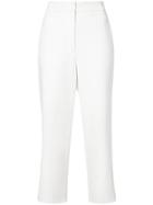 Tibi Taylor Cropped Trousers - White