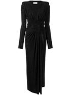 Alexandre Vauthier Studded Maxi Dress - Black