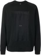 Odeur Contrast Panel Sweatshirt, Adult Unisex, Size: M, Black, Cotton