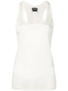 Tom Ford Silk Vest Top - White