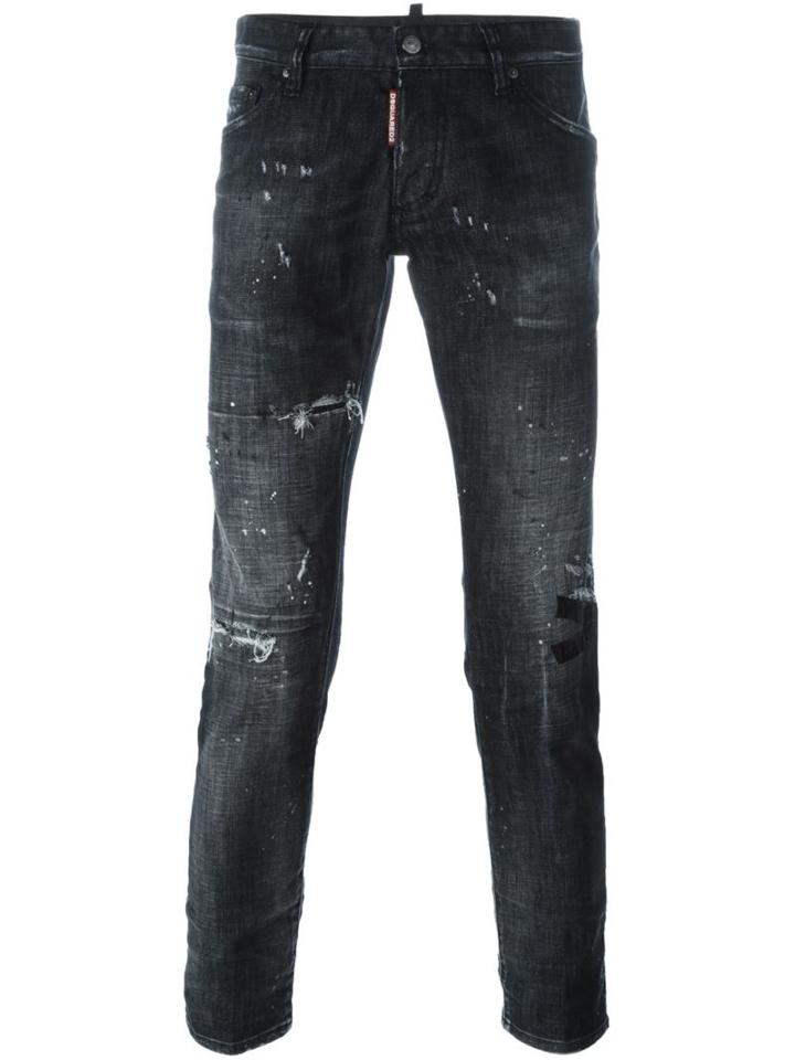 Dsquared2 Clement Jeans, Men's, Size: 46, Black, Cotton/spandex/elastane