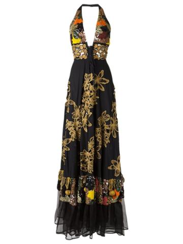 Isabela Capeto Embroidered Gown