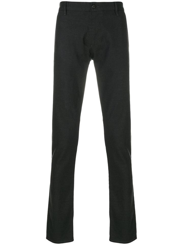Armani Jeans Straight-leg Trousers - Grey