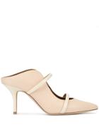 Malone Souliers Maureen Pointed Mules - Neutrals