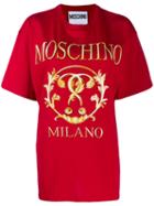 Moschino Milano Logo T-shirt - Red