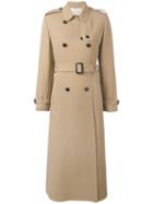 Valentino - Belted Trench Coat - Women - Silk - 42, Nude/neutrals, Silk