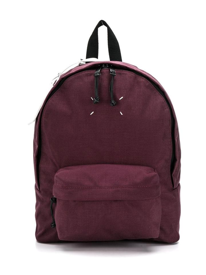 Maison Margiela Stitching Detail Backpack - Purple
