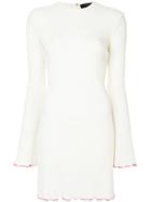 Ellery Sunshine Kid Mini Ribbed Dress - White