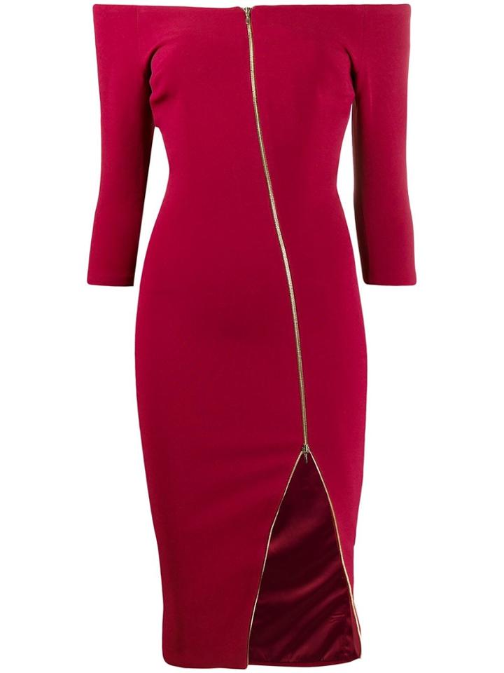 Murmur Expose Dress - Red
