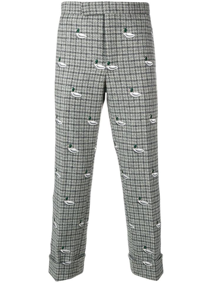 Thom Browne Gun Club Shetland Duck Trouser - Grey