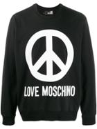 Love Moschino Branded Sweatshirt - Black