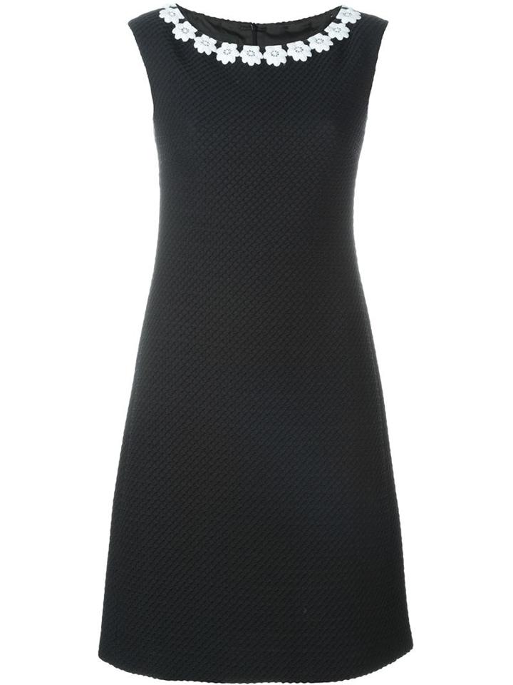 Boutique Moschino Floral Trim Dress