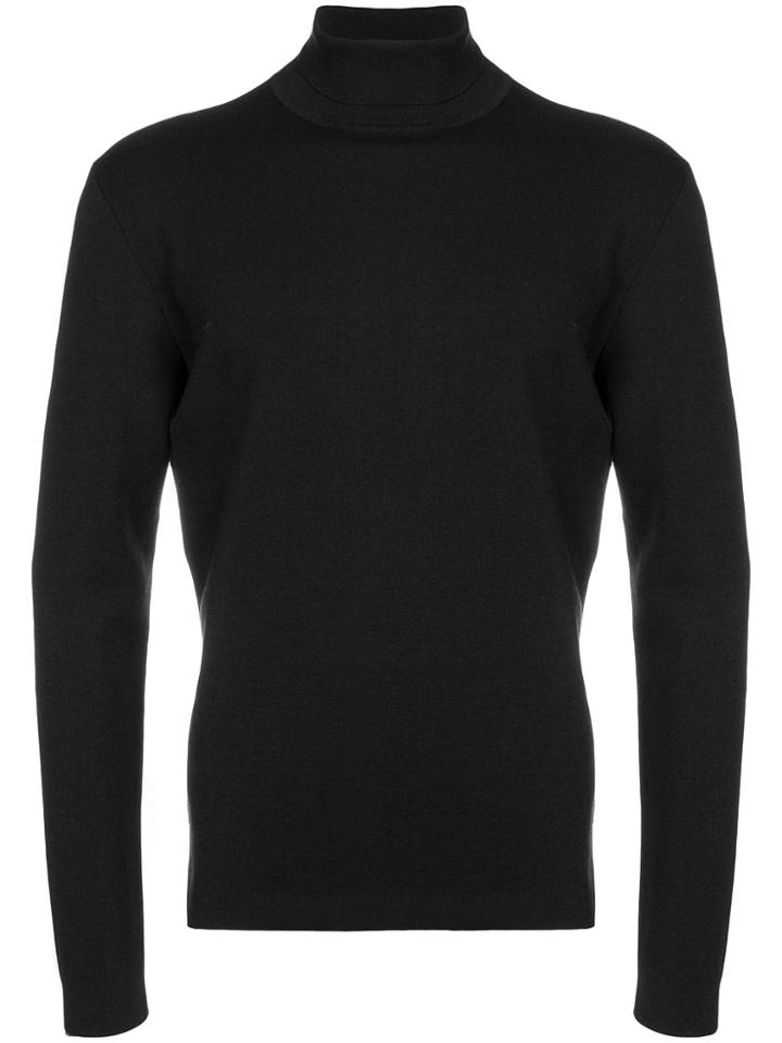 Lemaire Classic Roll Neck Jumper - Black