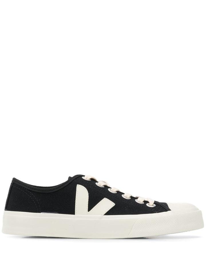 Veja White V Sneakers - Black