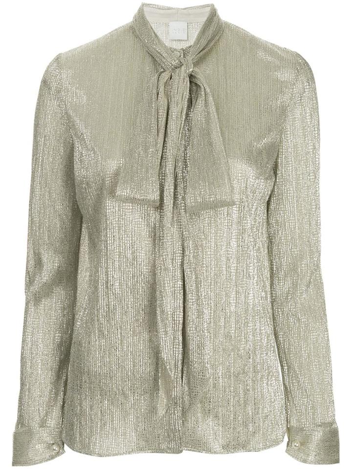 Ingie Paris Tulle Laque Shirt - Metallic
