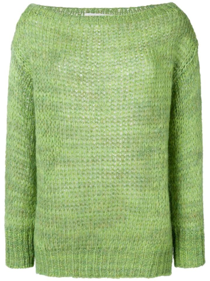 Chiara Bertani Loose-knit Sweater - Green