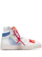 Off-white White Leather High-top Court Sneakers
