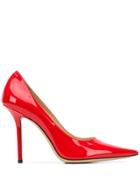 Jimmy Choo Love 100 Pumps - Red