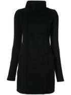 Rick Owens - Cashmere Funnel Neck Coat - Women - Cashmere - 40, Black, Cashmere