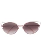Linda Farrow Cat Eye Sunglasses - Neutrals
