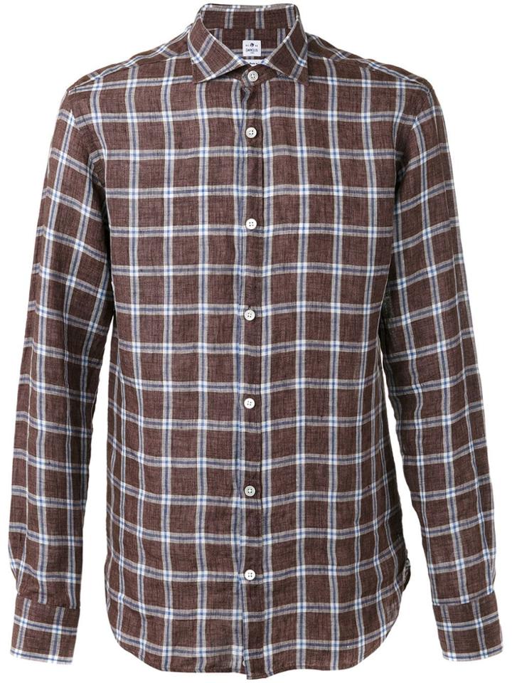 Danolis Checked Shirt - Brown