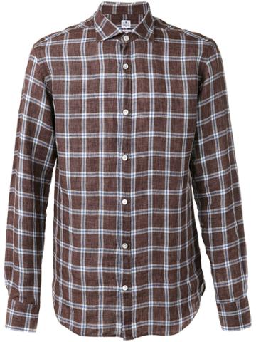 Danolis Checked Shirt - Brown