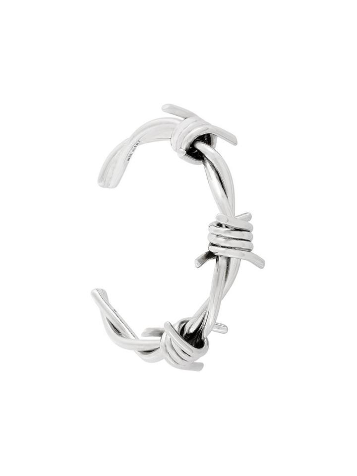 Givenchy Barbed Wire Bracelet, Men's, Size: Medium, Metallic