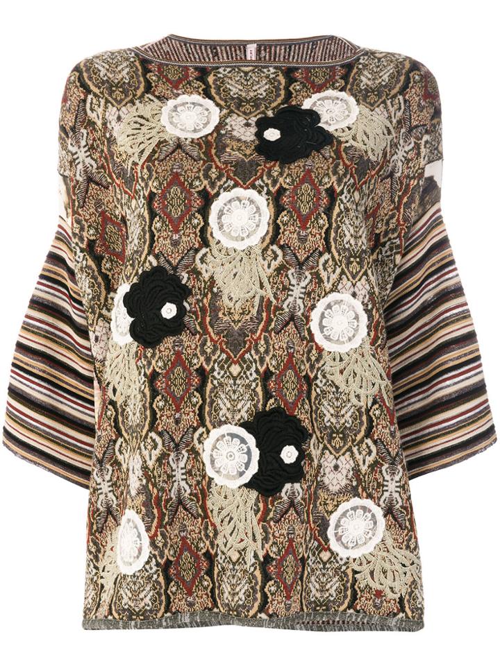 Antonio Marras Macrame Embellished Jumper - Multicolour