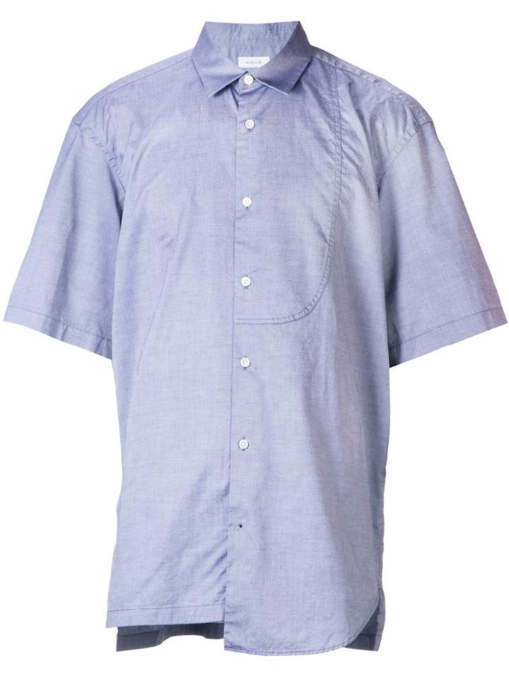 En Route Shortsleeved Shirt, Men's, Size: 3, Blue, Cotton