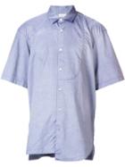 En Route Shortsleeved Shirt, Men's, Size: 3, Blue, Cotton