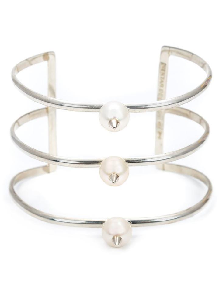 Nektar De Stagni Spike Pearl Cuff, Women's, Grey