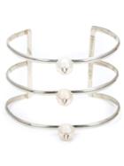 Nektar De Stagni Spike Pearl Cuff, Women's, Grey