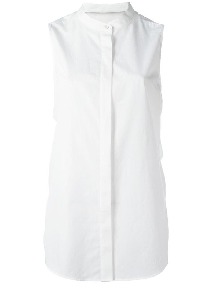 3.1 Phillip Lim Twisted Back Sleeveless Shirt - White